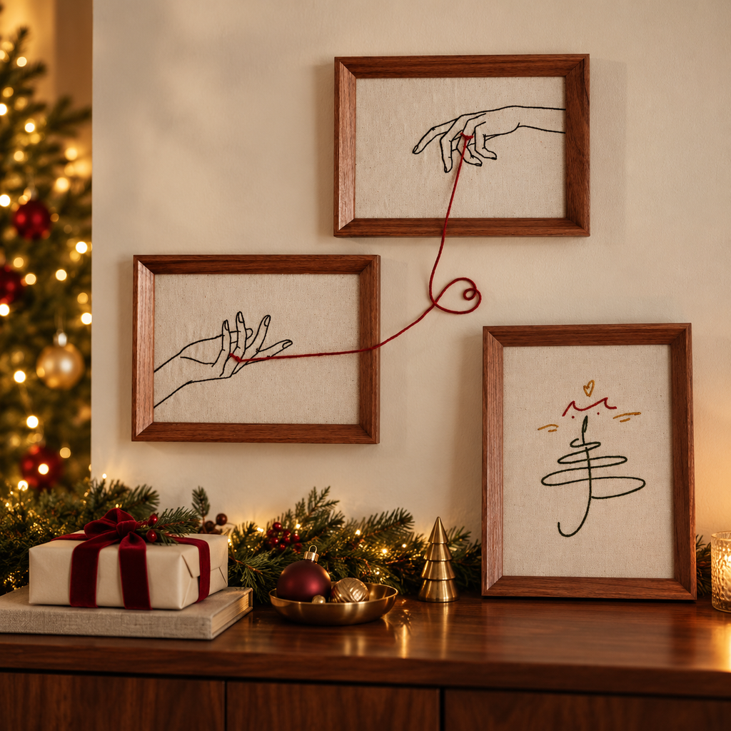 Close at Heart — Connection &amp; Christmas Cat Embroidery Bundle
