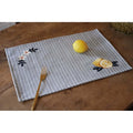 Artisan Cotton Embroidered Placemat – Lemon & Floral Edition