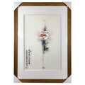 Zen Serenity: Hand-Embroidered "Ethereal Lotus" Silk Art (Core only)
