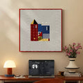 Bauhaus Geometric | 30x30cm Crystal Porcelain Wall Art