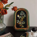 Hand-Painted Impasto Floral Oil Painting, this is a cottagecore home decor, textured flower art, original botanical painting,