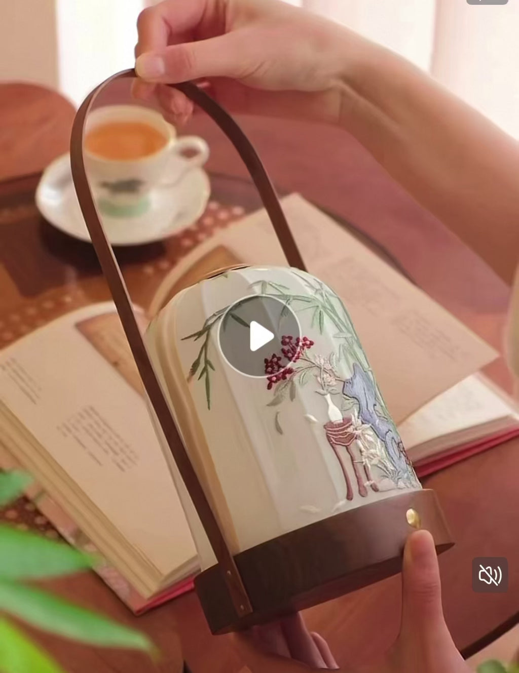 Suzhou Embroidered Lantern Lamp